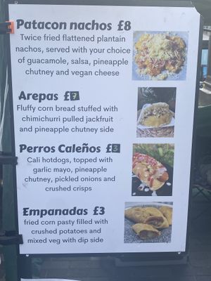 Menu  at Tina's Box in West London