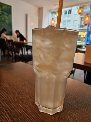 Da Chanh (lime lemonade) at Mâm Chay in Dusseldorf