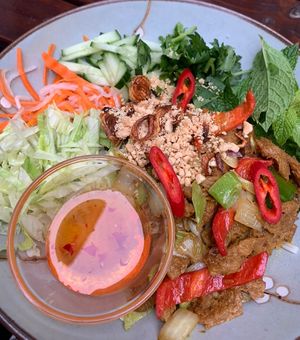 Reisnudeln - sehr lecker 😋   at Mâm Chay in Dusseldorf