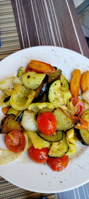 Verdure grigliate at Kavana Istra in Novigrad