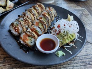 Fritiertes Sushi at Chay Chay by royals and rice in Muenster