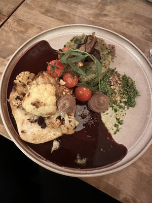 Vegan optionns  at Blanko in Turku