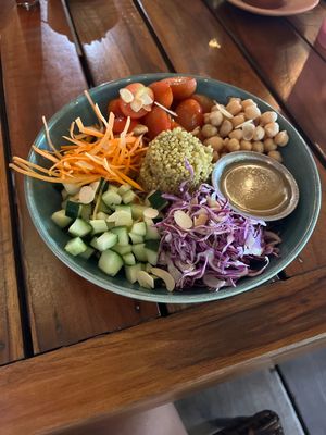 Ensalada de quinoa   at Father Rooster in Ocotal