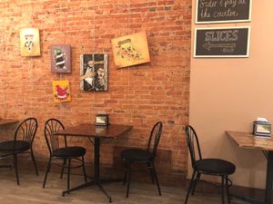 Cool brick wall at Bella Noella's in St Catharines