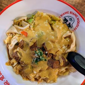 Vegetable dry mix with curry sauce and spicy tofu at Biang Biang Noodles  in Seattle
