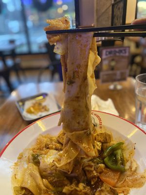 Noodle pull  at Biang Biang Noodles  in Seattle