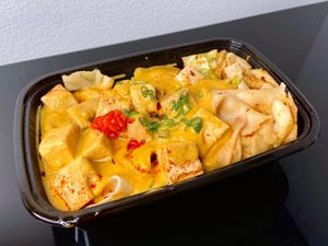 curry tofu dry mix w/an extra noodle (takeout) at Biang Biang Noodles  in Seattle
