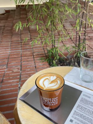Oat flat white. Best to double check he got my order wrong!!!  at Coffee Nap Roasters Yeonnam in Seoul
