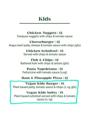 Menu 6 at The Gully Public House and Garden in Tea Tree Gully
