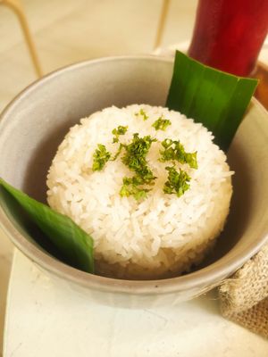 Arroz blanco #Veganuary at PLNT+HRVST in El Nido