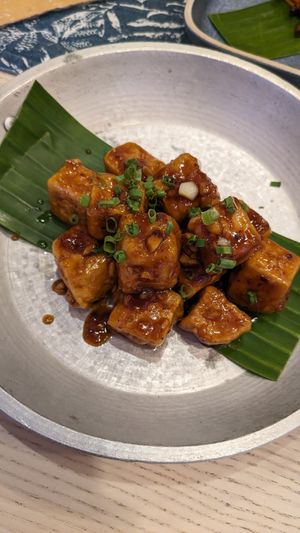 🍢🍚 Calamansi Tofu (380PHP | 6.7$)
- really small portion 😐 at PLNT+HRVST in El Nido