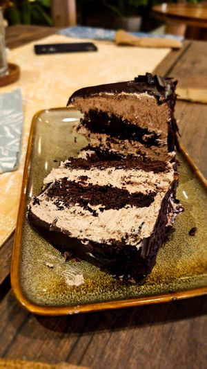 Chocolate cake #Veganuary at PLNT+HRVST in El Nido