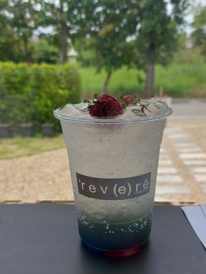 Mixed berry soda at Reverie Cafe in Chiang Mai