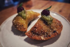 Gruß aus der Küche: Empanadas at Wolfs Junge in Hamburg