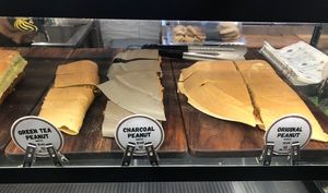 Peanut options  at Munchi Pancakes in Central Singapore