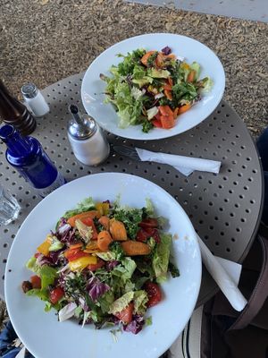 „Salad vegetariana“ without parmesan   at Cafebar Essen und Trinken in Straubing