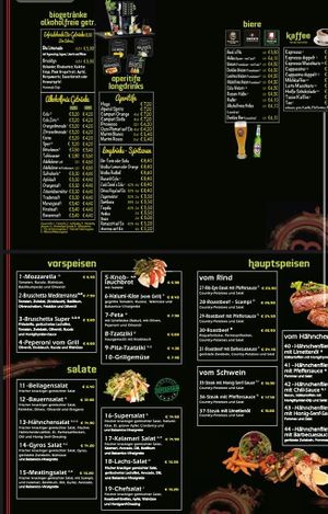 Menu at Meating. Restaurant - Bar - Streetfood in Straubing