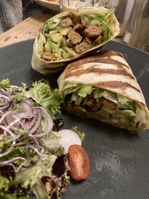 avocado wrap #Veganuary at Fabrik Urban House in Brno
