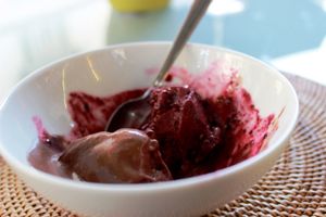 ice cream at Vegelateria in Zurich