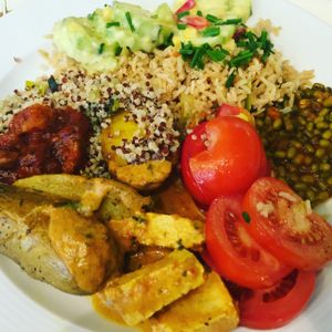 Buffet at Vegelateria in Zurich