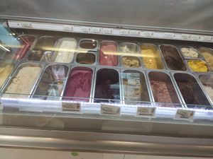 Vegan ice cream options at Vegelateria in Zurich