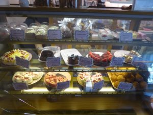 Main cake options at Mandel in Tartu