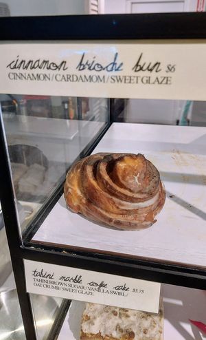 Cinnamon brioche #Veganuary at Project Coffee - Siesta Center in Sarasota