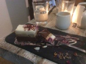 Probably the best raw cake I've ever had! at Nama Artisan Raw Foods in West London