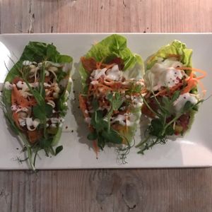 tacos special  at Nama Artisan Raw Foods in West London