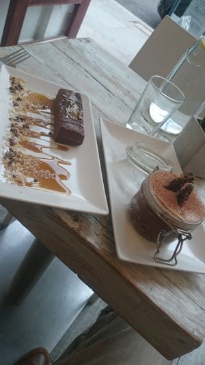 Dessert at Nama Artisan Raw Foods in West London
