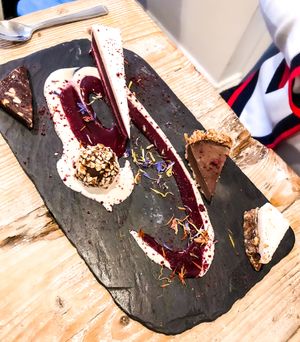 Miscellaneous dessert assortment!  at Nama Artisan Raw Foods in West London