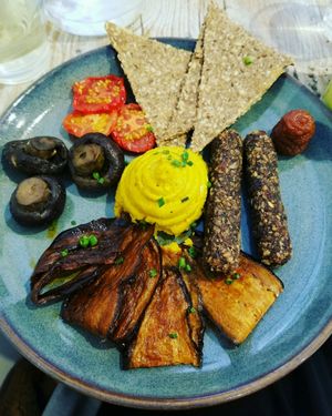Brunch  at Nama Artisan Raw Foods in West London