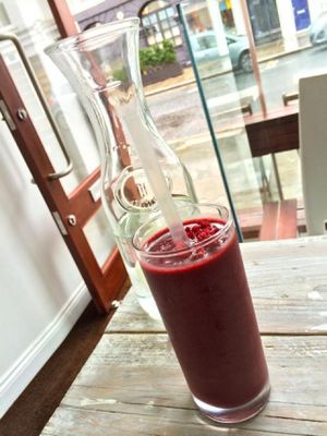 Smoothie at Nama Artisan Raw Foods in West London