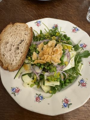   at Green Bazar Café in Mirepoix