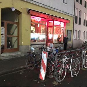 outside at Cafe Brazil in Erlangen