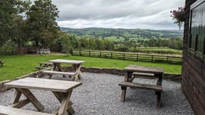 Greendale Teahouse gardens at Greendale Teahouse & Rooms in Clitheroe