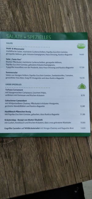 Salat at Torhaus Möhnesee in Moehnesee