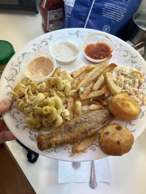 Seafood Platter Leftovers  at Oh My Cod - Vegan Seafood in Palm Coast