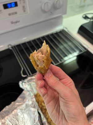 Crazy How Fish-Like the Banana Blossom is!?!? - Get the Fish & Chips!!!  at Oh My Cod - Vegan Seafood in Palm Coast