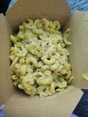 Lobsta mac....absolutely delicious but not very lobsta flavored at Oh My Cod - Vegan Seafood in Palm Coast