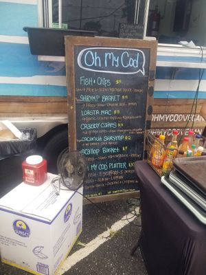 Menu at Oh My Cod - Vegan Seafood in Palm Coast