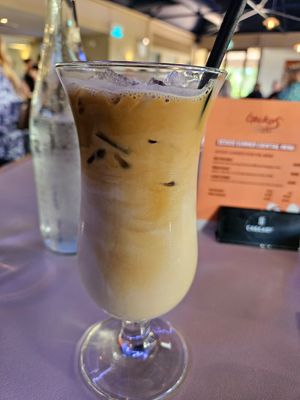 Oat Iced Latte at Gecko's Cafe in Yulara