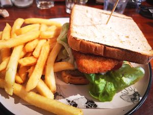 Plant Based Chicken Sandwich at Balmoral Hotel Bistro & Pub in East Victoria Park