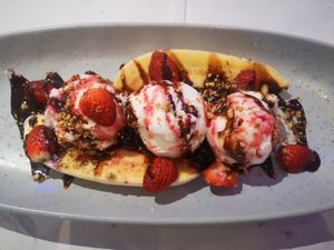 Banana Split at Balmoral Hotel Bistro & Pub in East Victoria Park