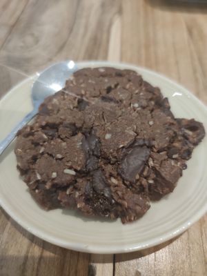 Vegan cookie at Illumination Café in Koh Samui