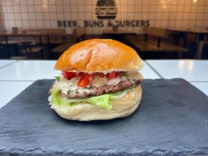 Beyond mEAT ME BURGER at m'EAT ME Gastro Bar in Sarajevo