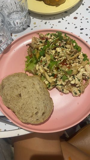 Scrambled tofu - very delicious   at 25s Cafe in Hoi An