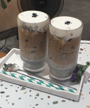 Black Sesame Coffee at 25s Cafe in Hoi An