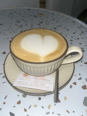 Latte  at 25s Cafe in Hoi An