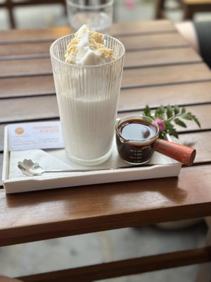 Vegan coconut coffee   at 25s Cafe in Hoi An